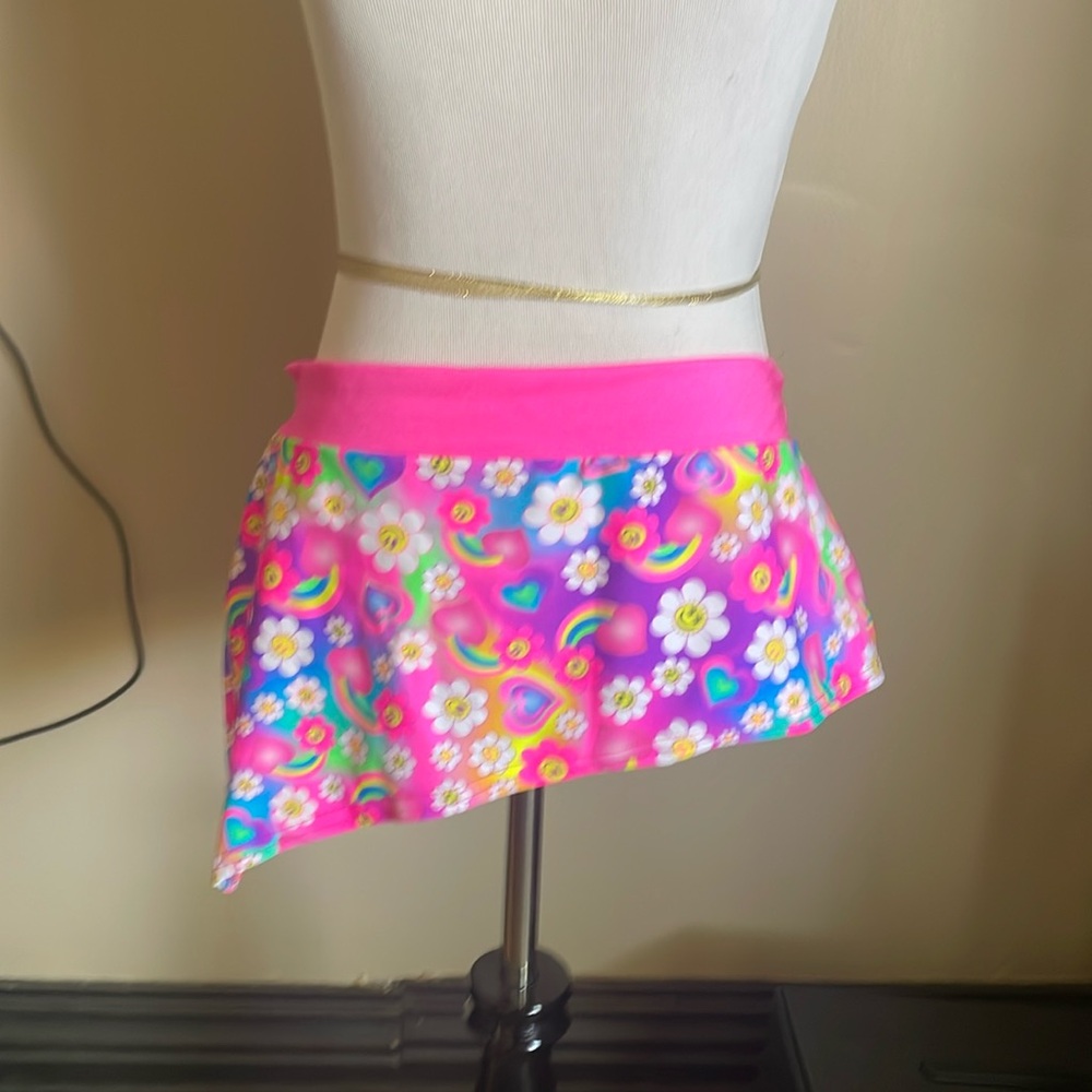 Asymmetrical festival skirt